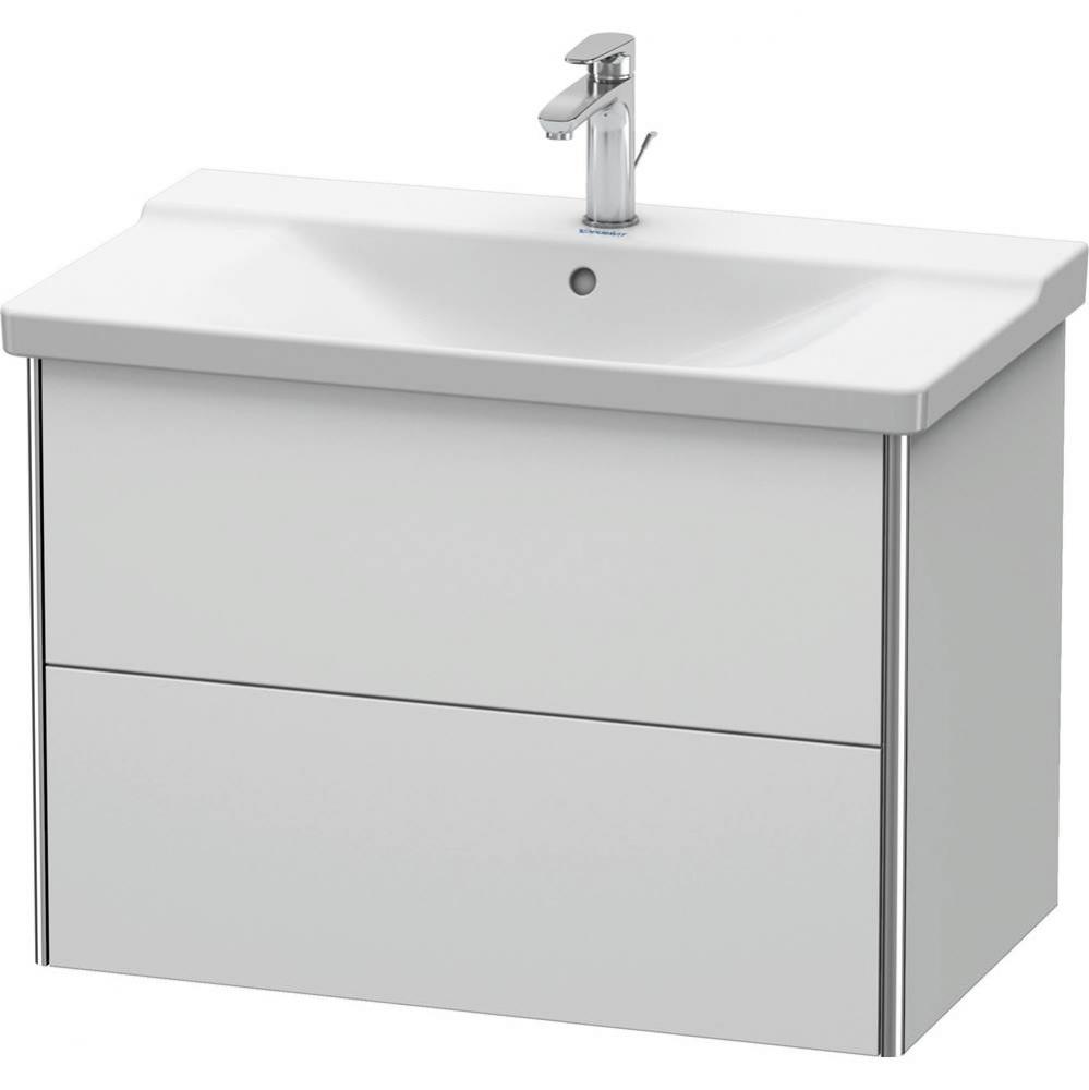 Duravit XSquare Vanity Unit Wall-Mounted  White Satin Matte