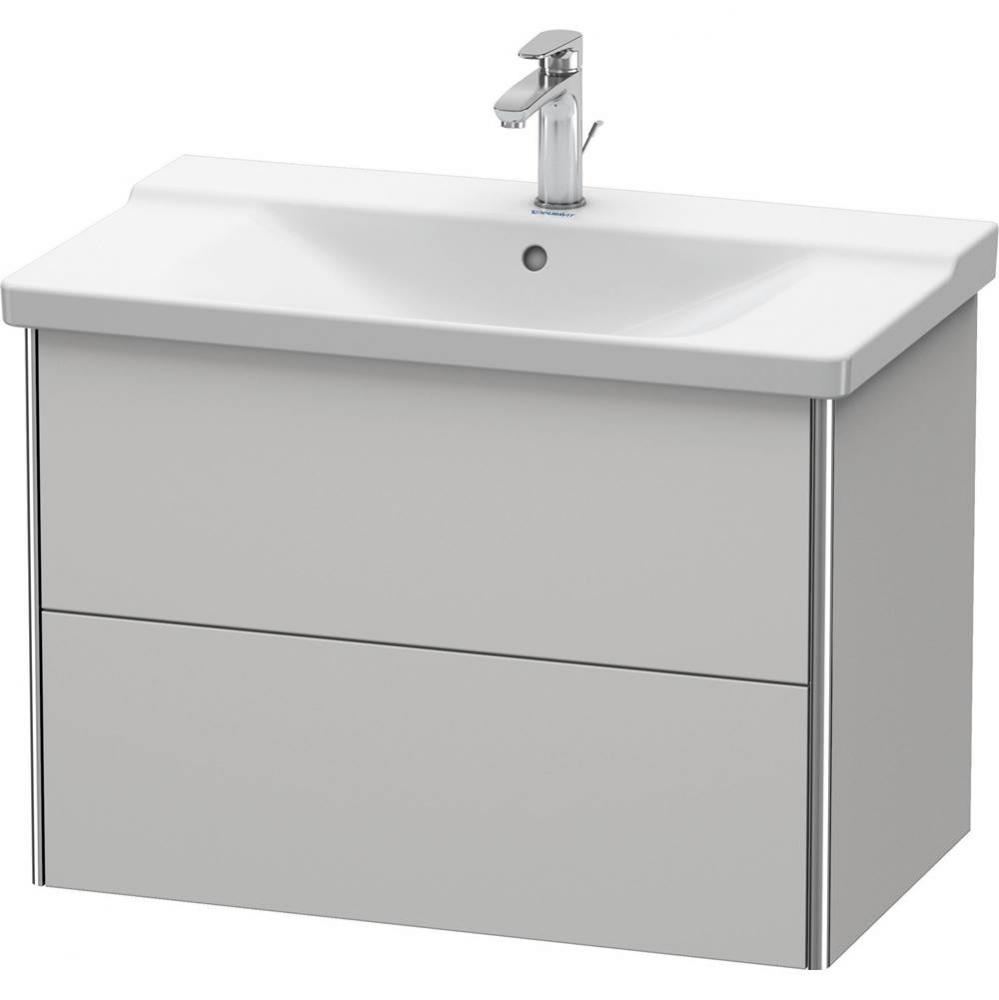 Duravit XSquare Vanity Unit Wall-Mounted  Nordic White Satin Matte