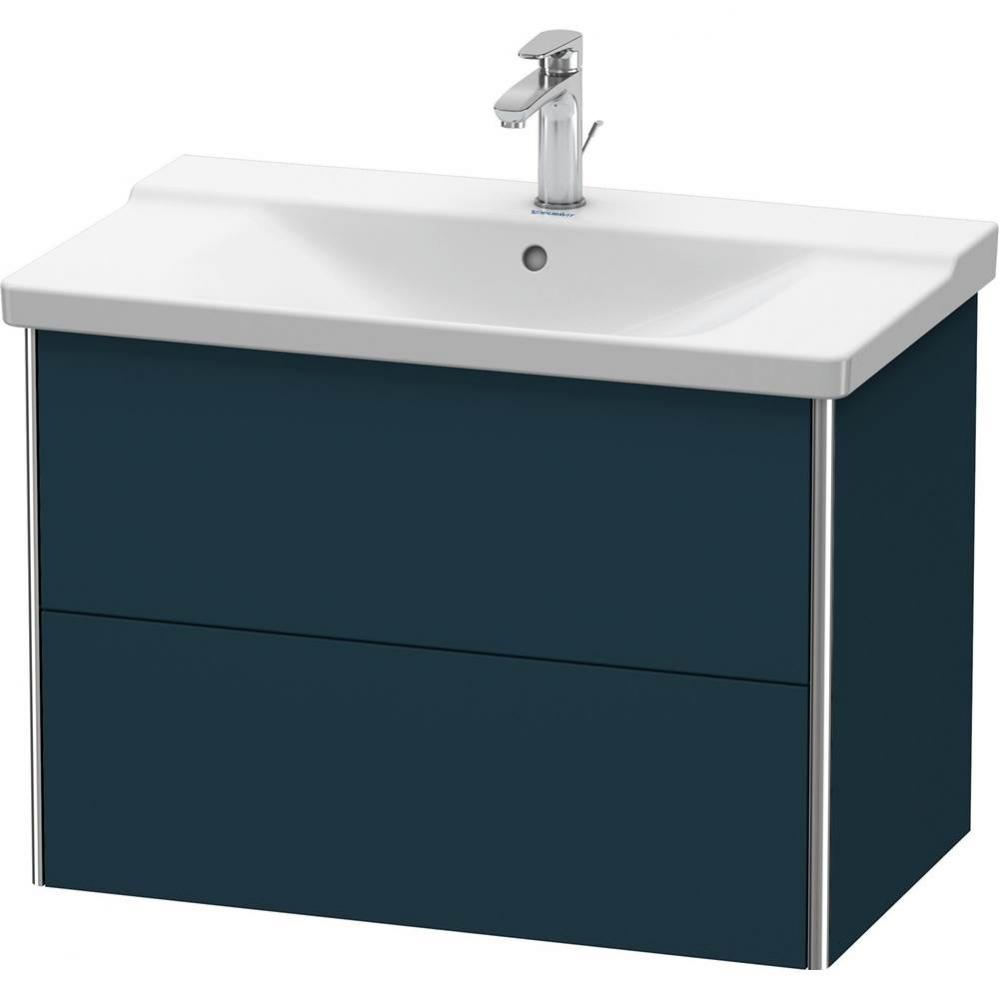 Duravit XSquare Vanity Unit Wall-Mounted  Night Blue Satin Matte