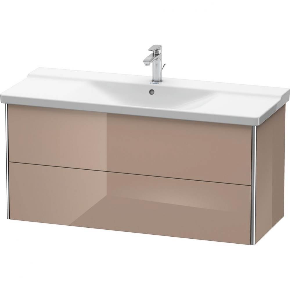 Duravit XSquare Vanity Unit Wall-Mounted  Cappuccino High Gloss