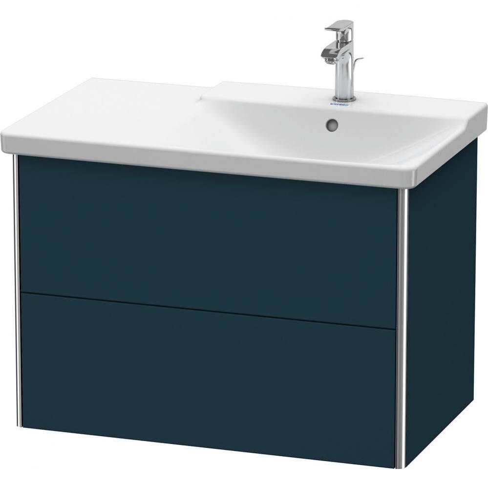 Duravit XSquare Vanity Unit Wall-Mounted  Night Blue Satin Matte