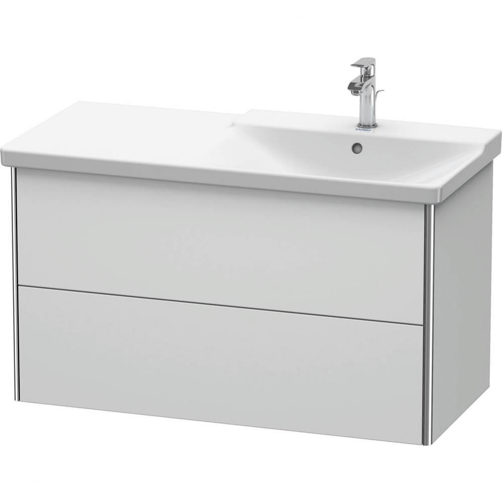 Duravit XSquare Vanity Unit Wall-Mounted  White Satin Matte