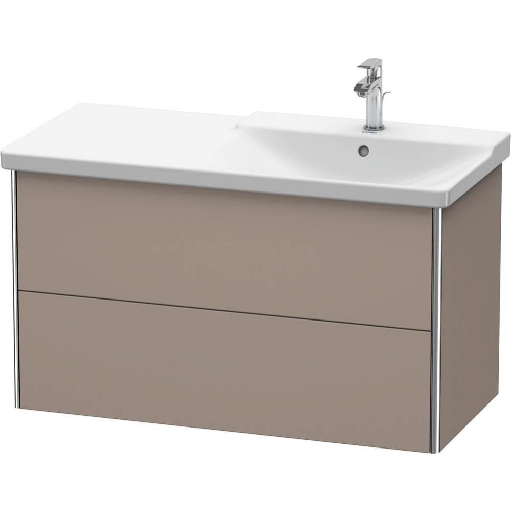 Duravit XSquare Vanity Unit Wall-Mounted  Basalt Matte