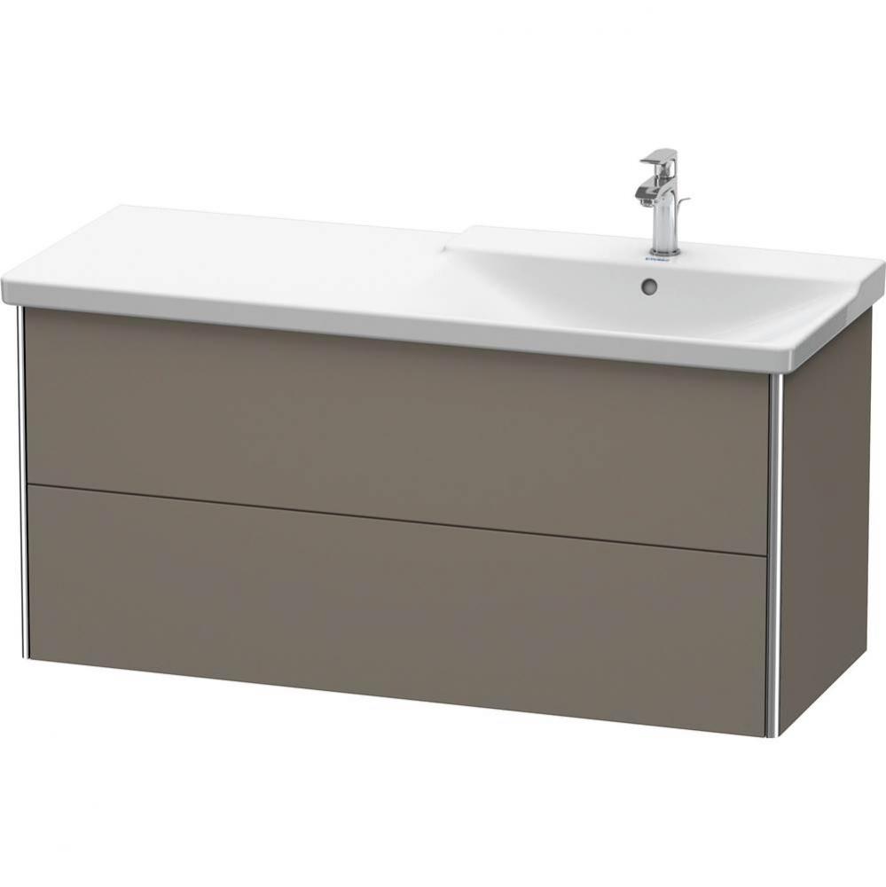 Duravit XSquare Vanity Unit Wall-Mounted  Flannel Gray Satin Matte