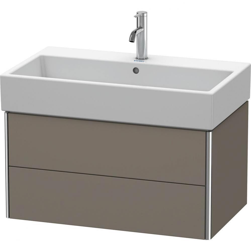 Duravit XSquare Vanity Unit Wall-Mounted  Flannel Gray Satin Matte