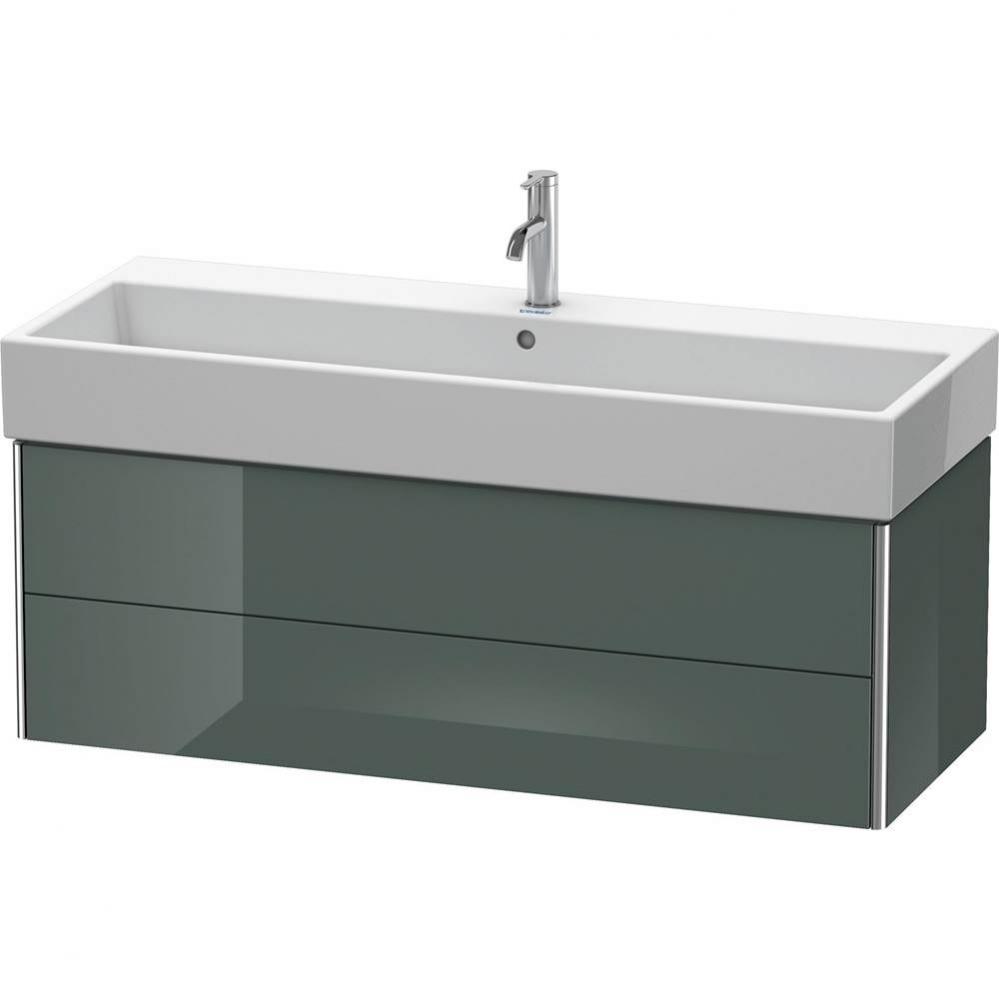 Duravit XSquare Two Drawer Wall-Mount Vanity Unit Dolomite Gray