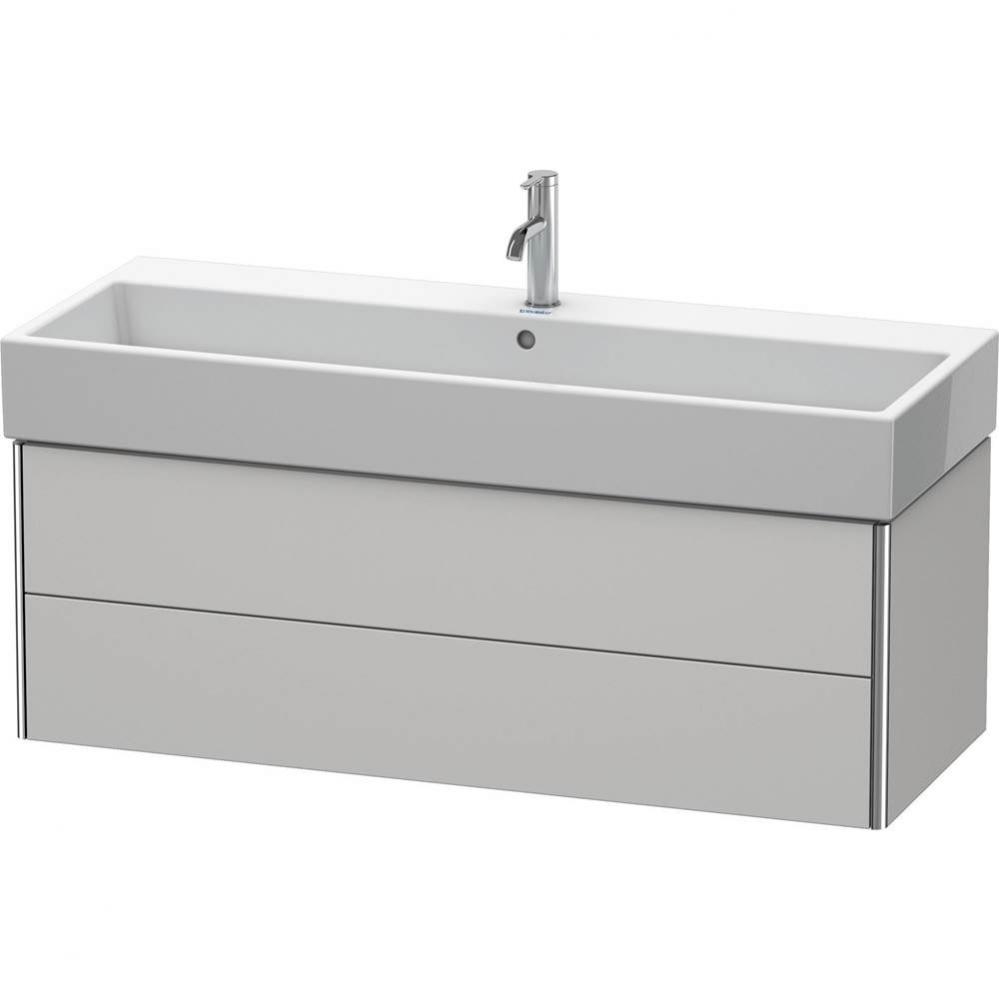 Duravit XSquare Two Drawer Wall-Mount Vanity Unit Nordic White