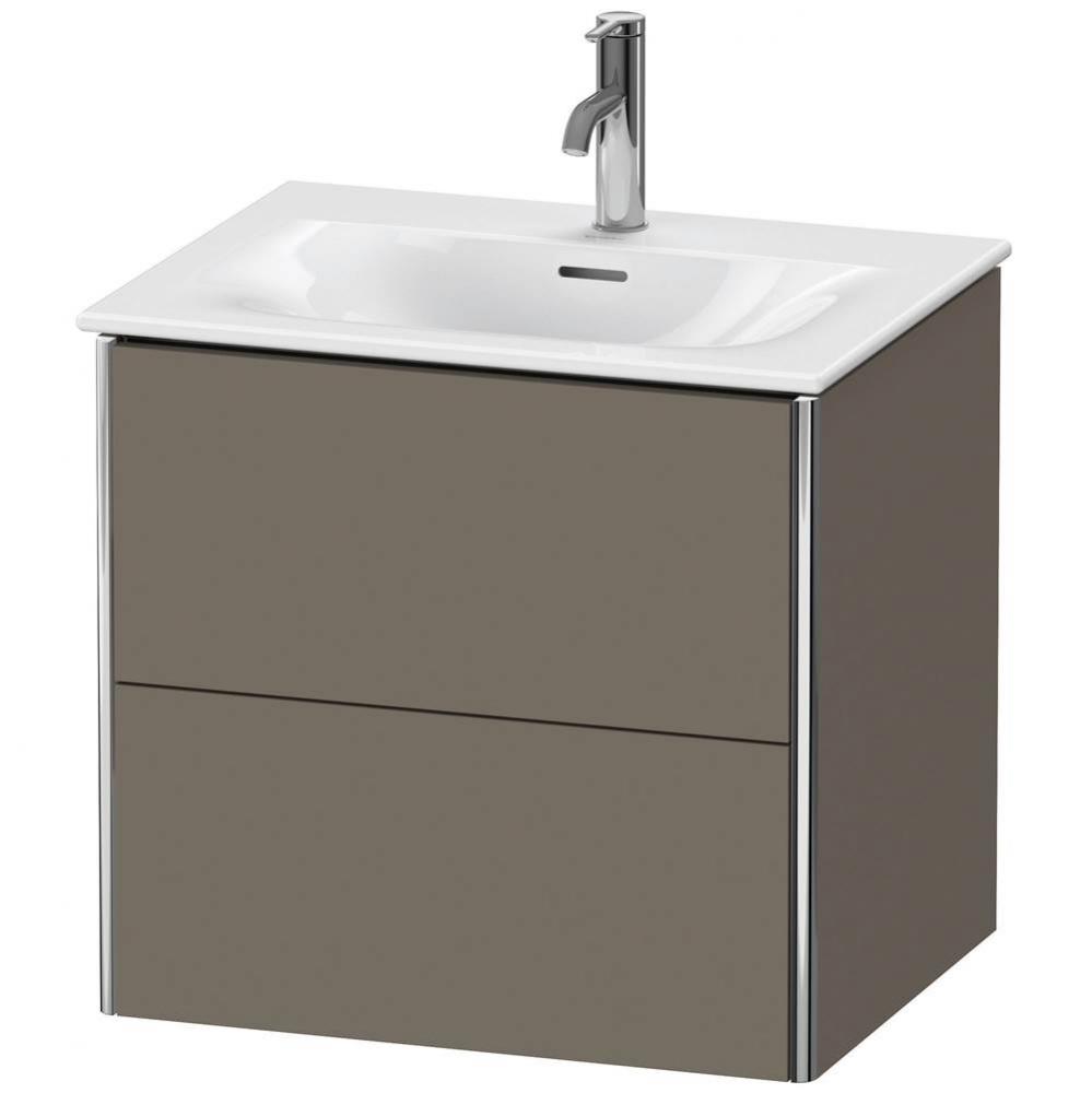 Duravit XSquare Vanity Unit Wall-Mounted  Flannel Gray Satin Matte