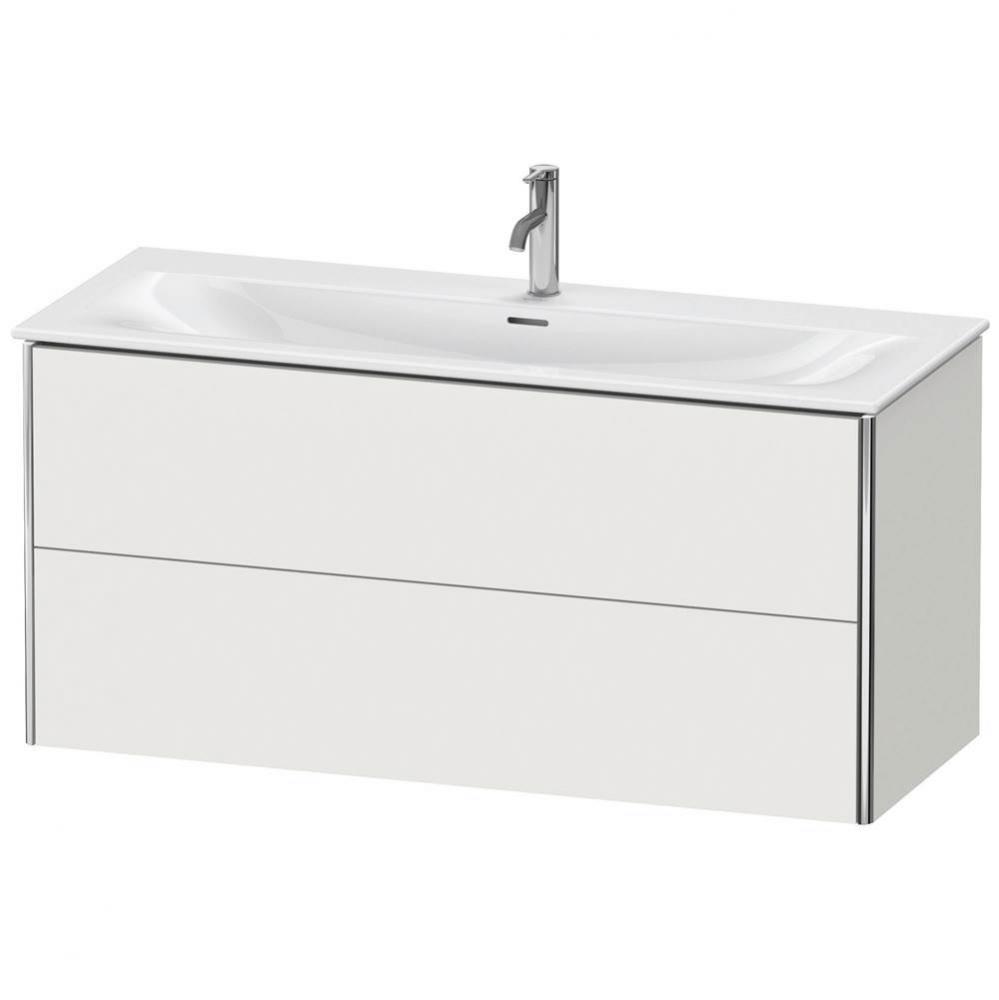 Duravit XSquare Two Drawer Wall-Mount Vanity Unit Nordic White