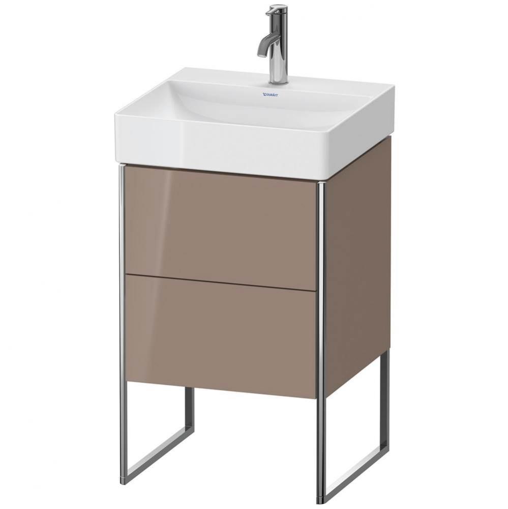 Duravit XSquare Two Drawer Floorstanding Vanity Unit Cappuccino