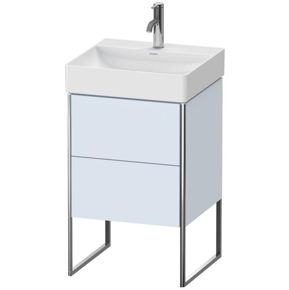 Duravit XSquare Two Drawer Floorstanding Vanity Unit Light Blue