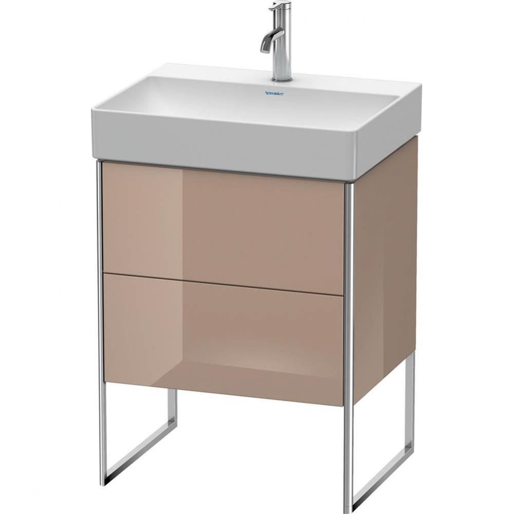 Duravit XSquare Two Drawer Floorstanding Vanity Unit Cappuccino