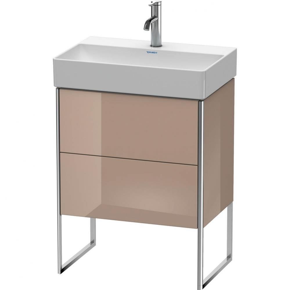 Duravit XSquare Two Drawer Floorstanding Vanity Unit Cappuccino