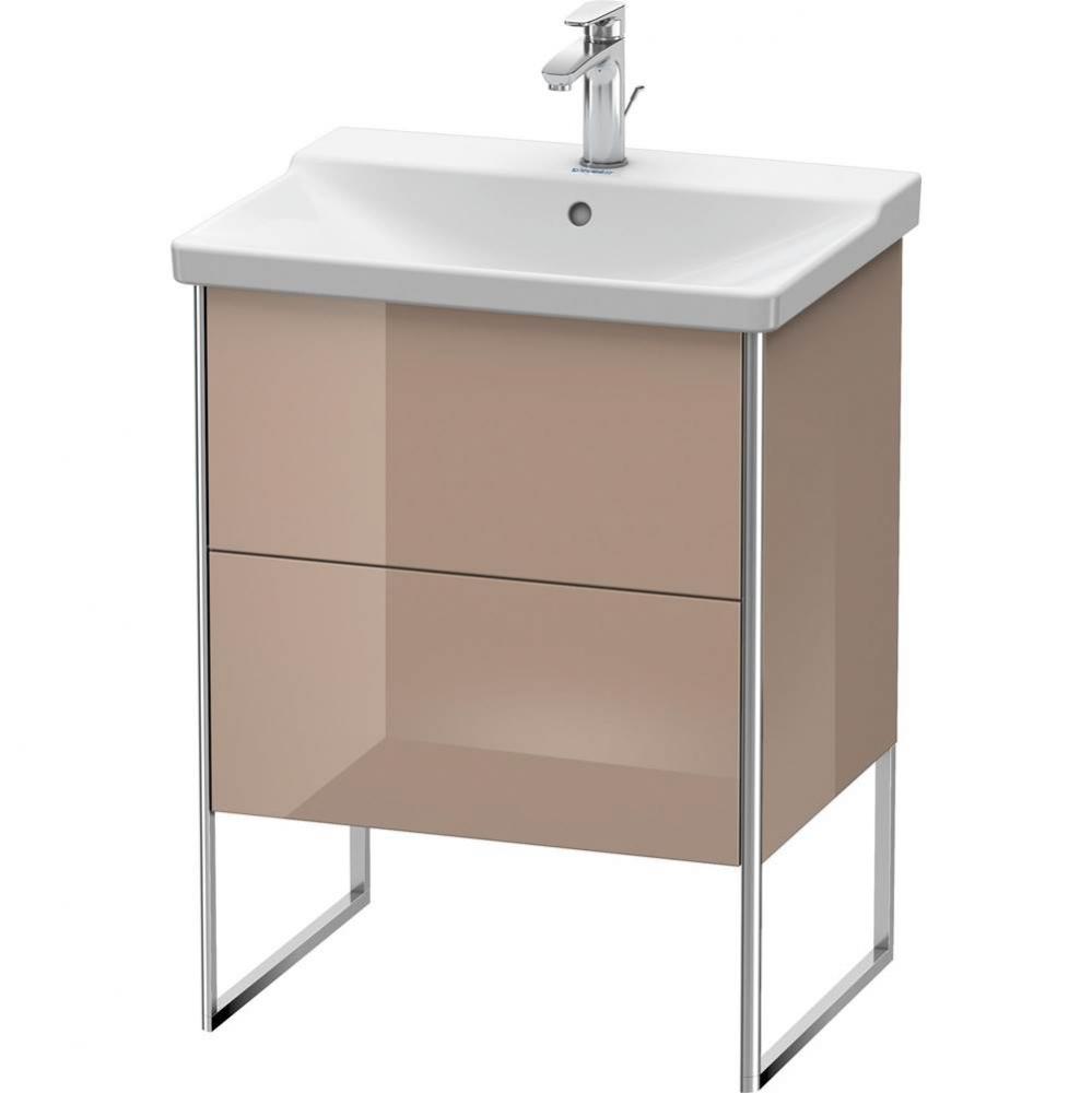 Duravit XSquare Floor Standing Vanity Unit  Cappuccino High Gloss