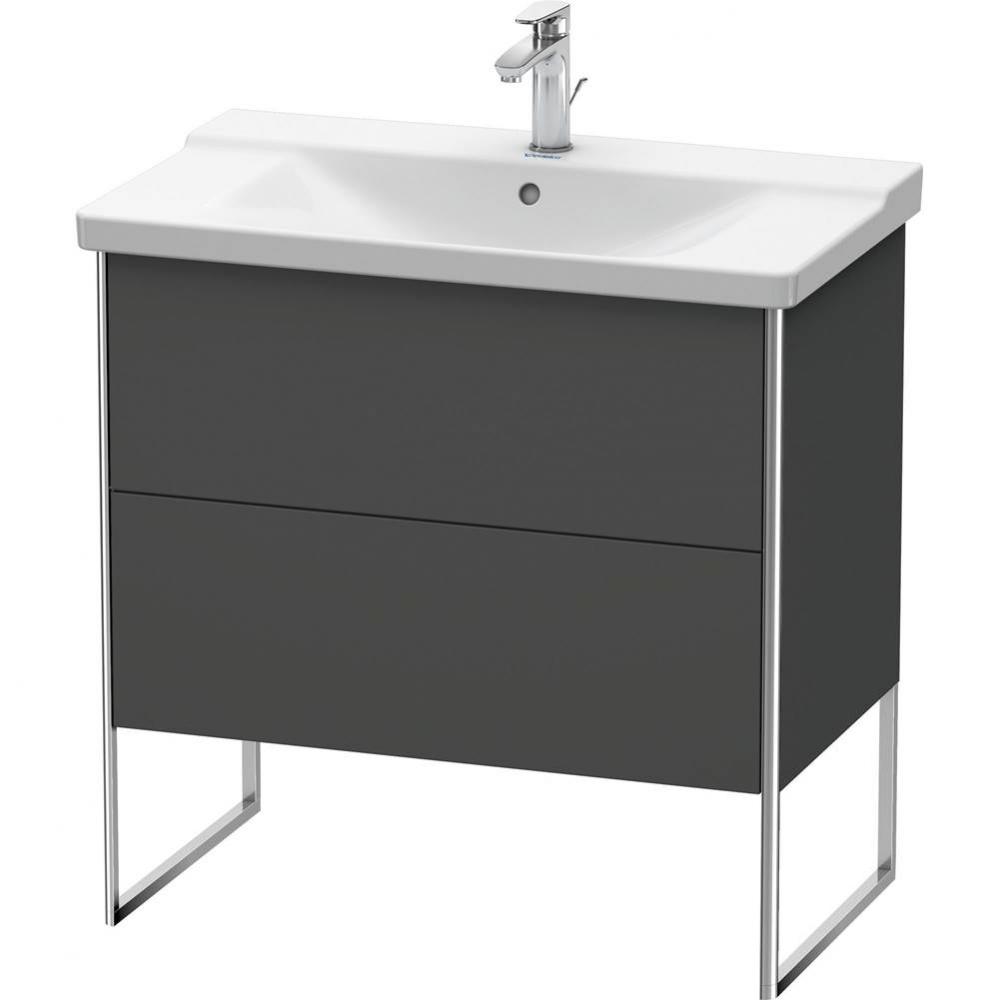 Duravit XSquare Floor Standing Vanity Unit  Graphite Matte