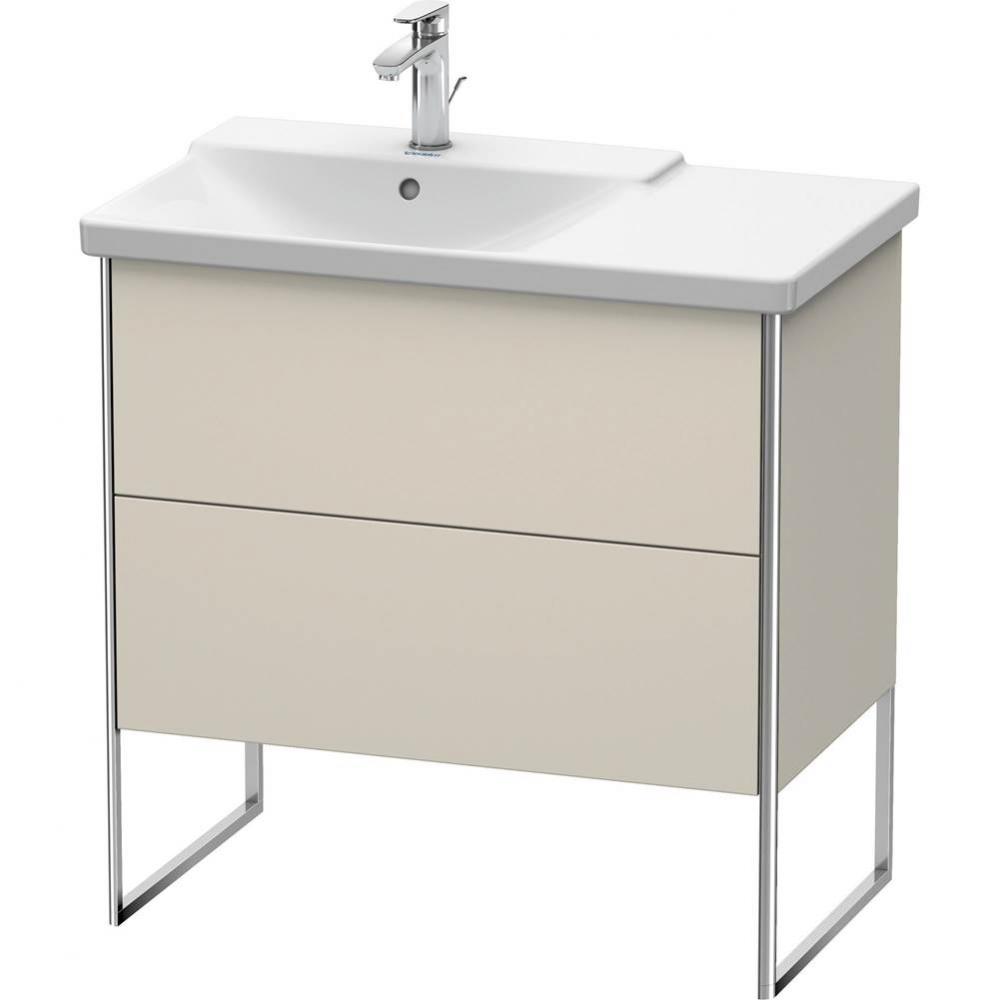 Duravit XSquare Floor Standing Vanity Unit  Taupe Matte
