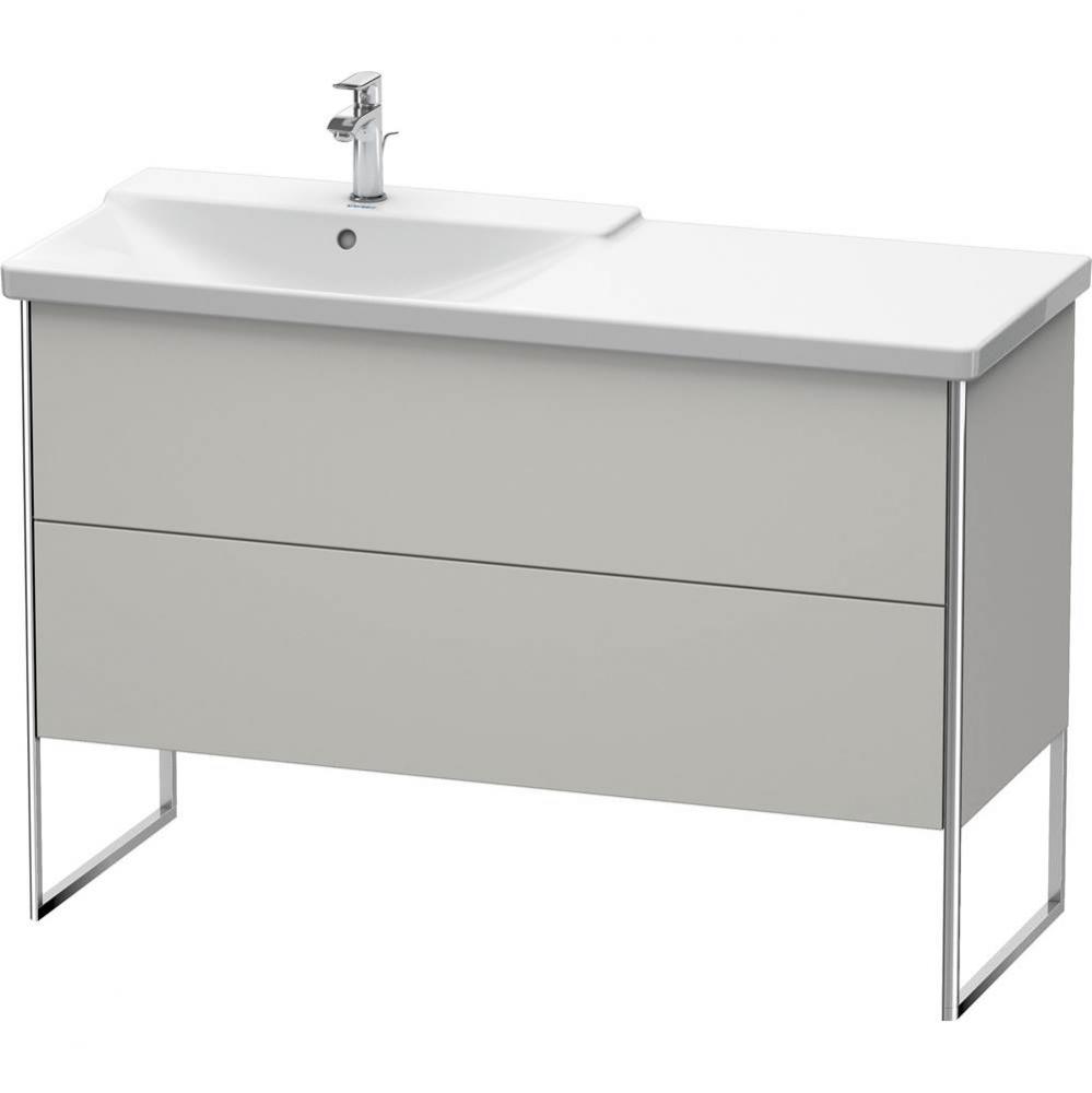 Duravit XSquare Floor Standing Vanity Unit  Concrete Gray Matte