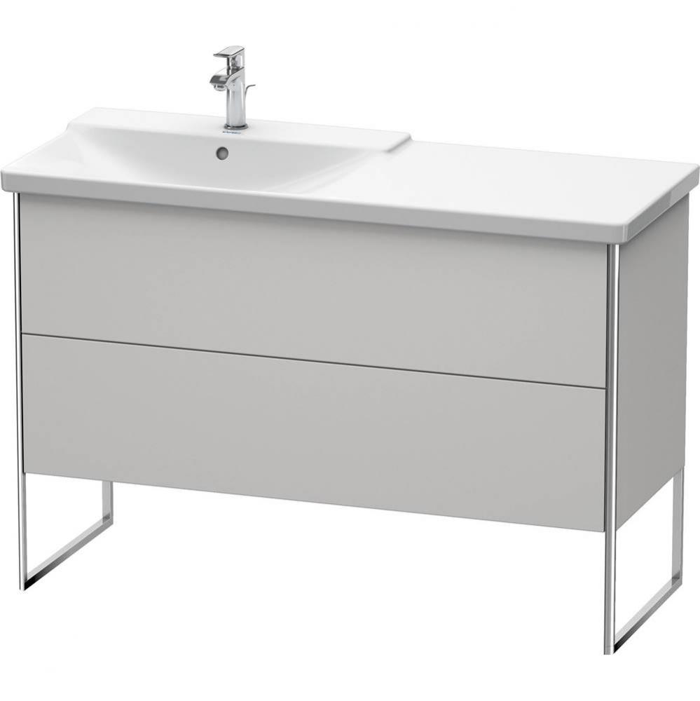 Duravit XSquare Floor Standing Vanity Unit  Nordic White Satin Matte