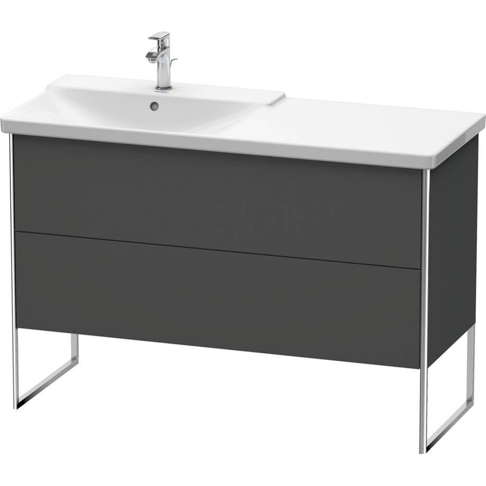 Duravit XSquare Floor Standing Vanity Unit  Graphite Matte