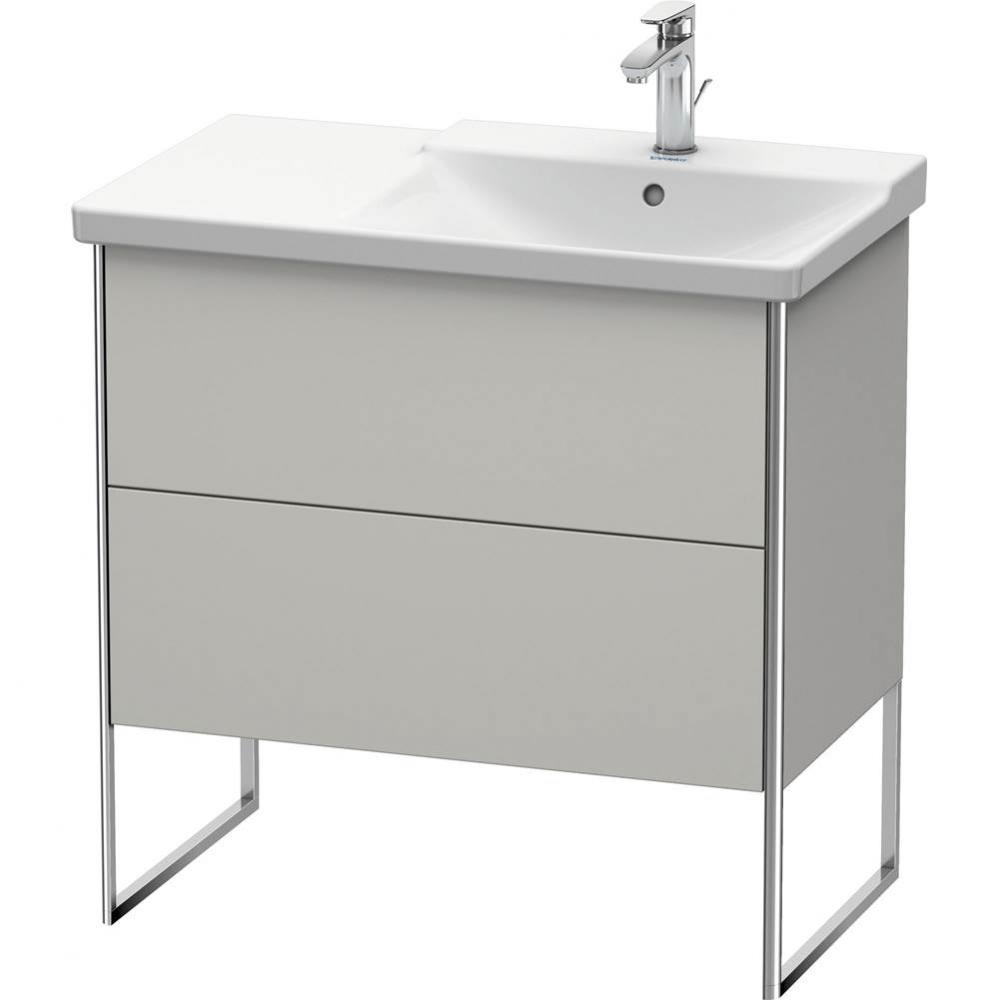 Duravit XSquare Floor Standing Vanity Unit  Concrete Gray Matte