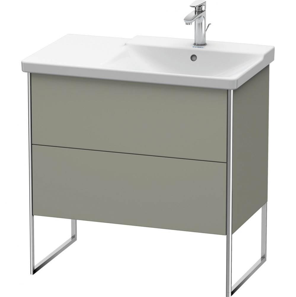 Duravit XSquare Floor Standing Vanity Unit  Stone Gray Satin Matte