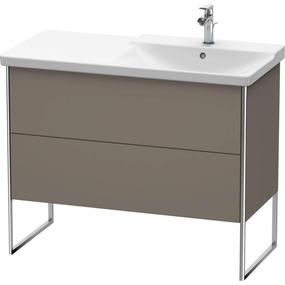 Duravit XSquare Floor Standing Vanity Unit  Flannel Gray Satin Matte