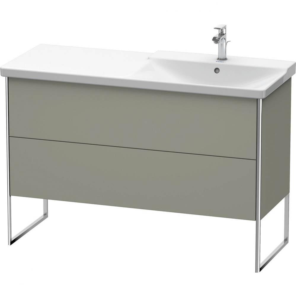 Duravit XSquare Floor Standing Vanity Unit  Stone Gray Satin Matte