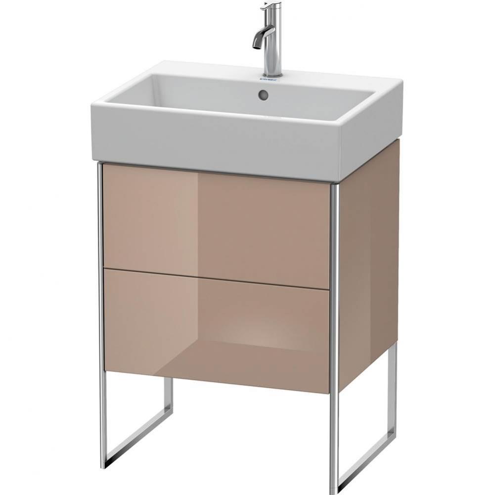 Duravit XSquare Two Drawer Floorstanding Vanity Unit Cappuccino