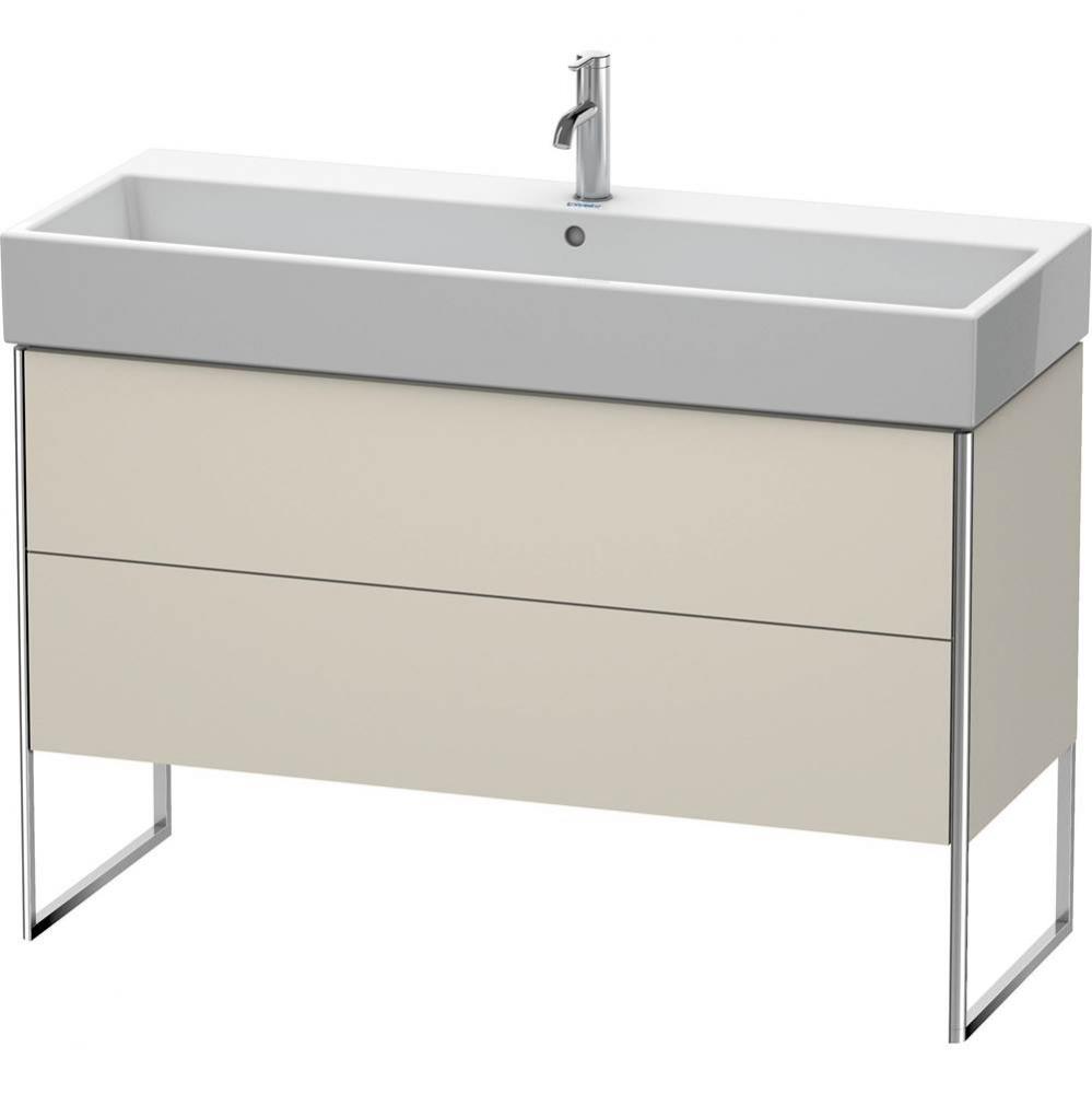 Duravit XSquare Two Drawer Floorstanding Vanity Unit Taupe