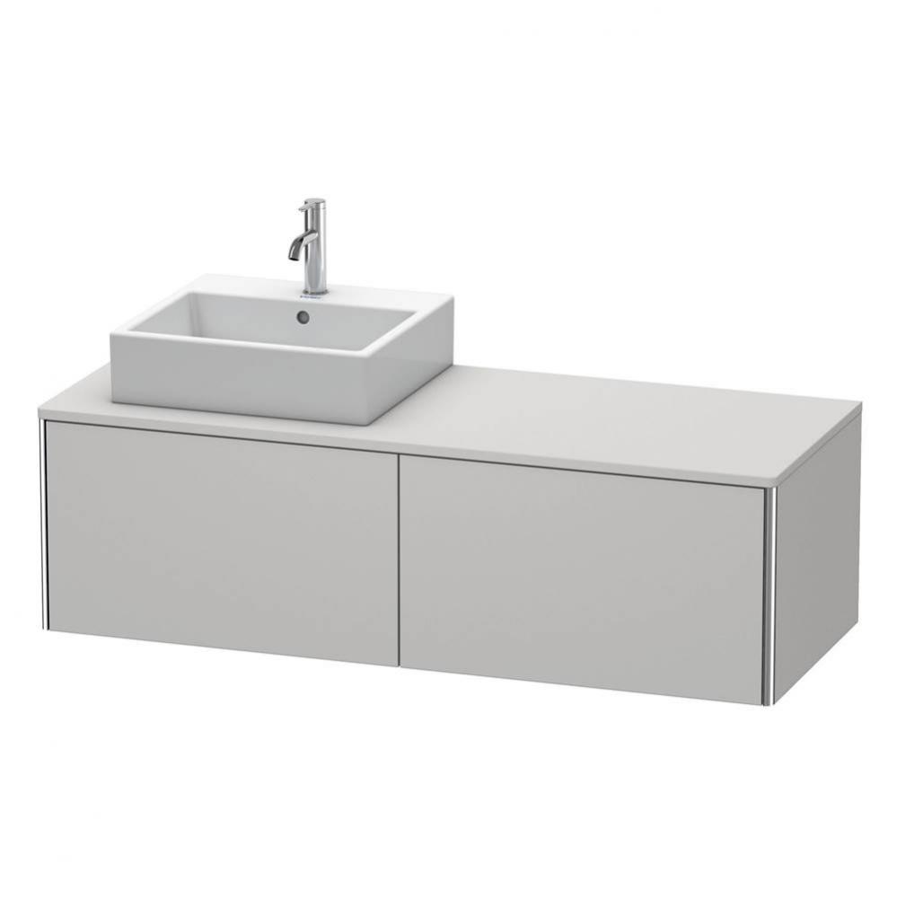 Duravit XSquare Two Drawer Vanity Unit For Console Nordic White