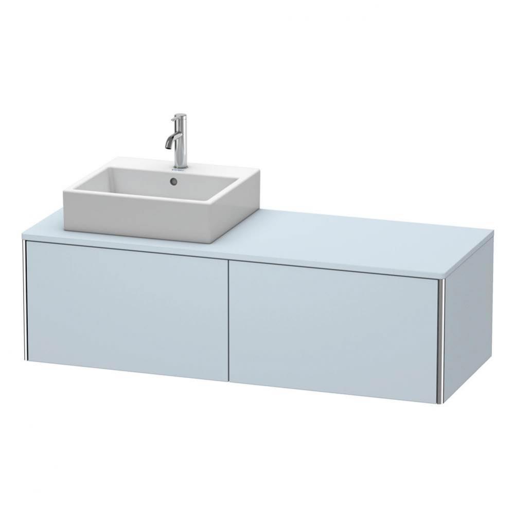 Duravit XSquare Two Drawer Vanity Unit For Console Light Blue