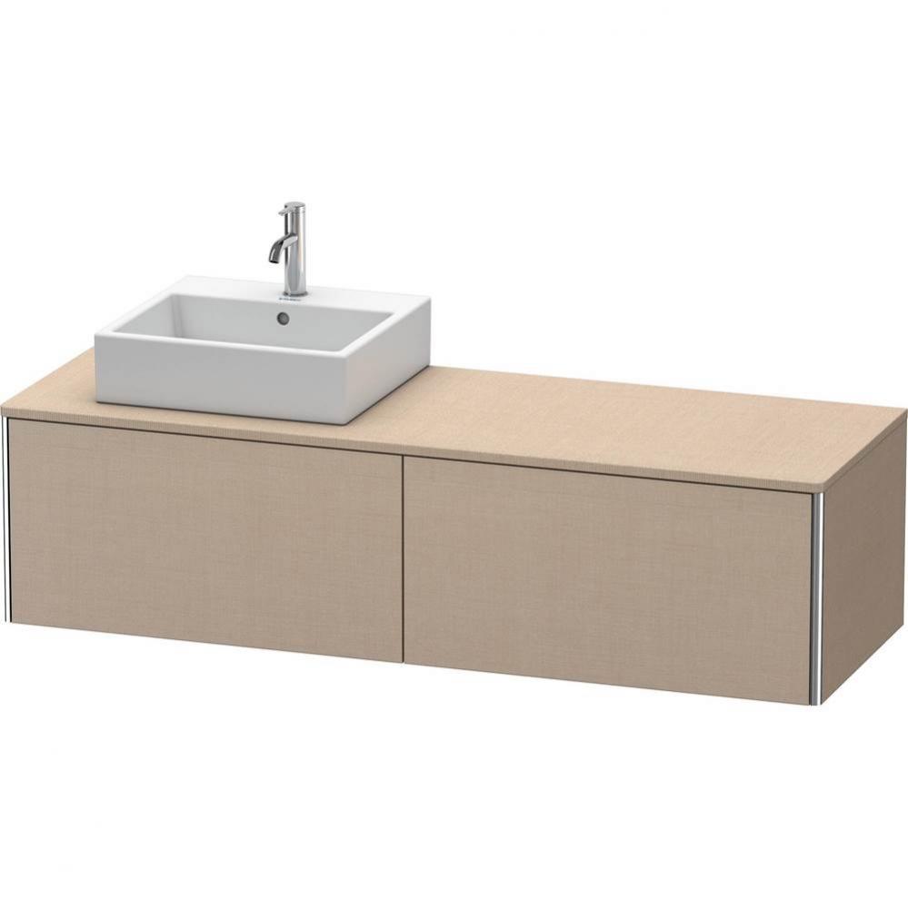 Duravit XSquare Two Drawer Vanity Unit For Console Linen