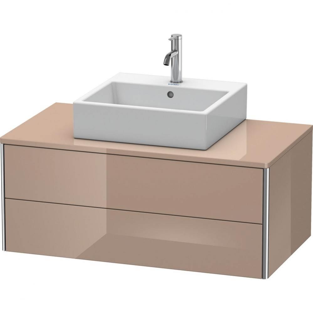Duravit XSquare Two Drawer Vanity Unit For Console Cappuccino