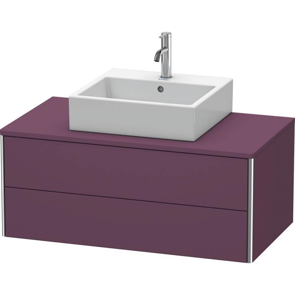 Duravit XSquare Two Drawer Vanity Unit For Console Aubergine