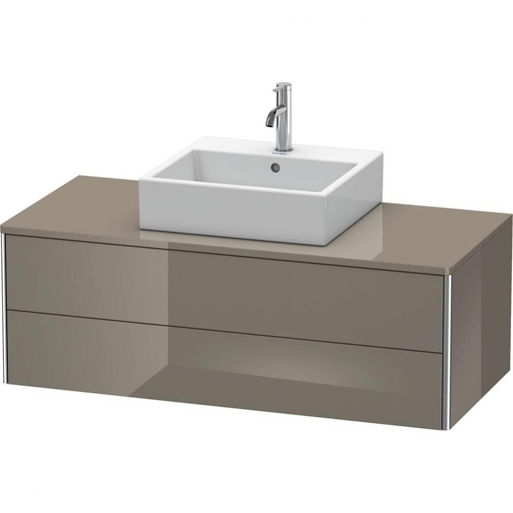 Duravit XSquare Two Drawer Vanity Unit For Console Flannel Gray
