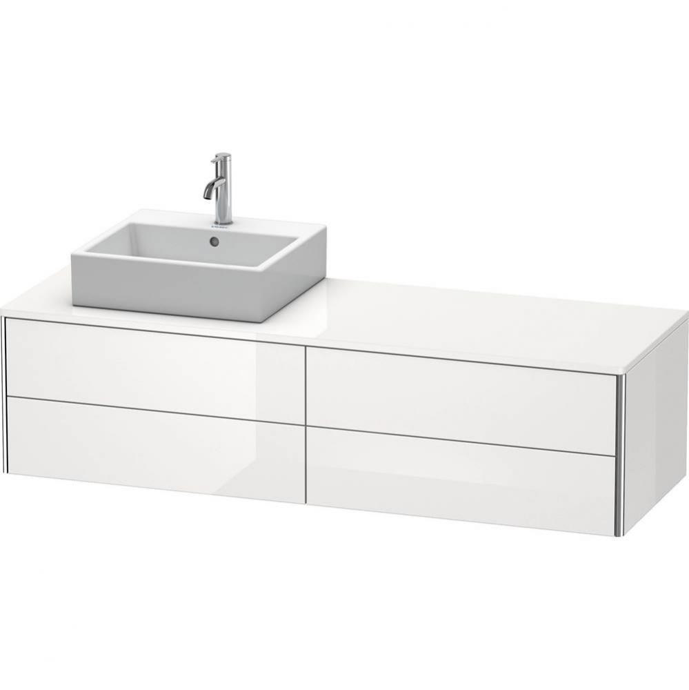 Duravit XSquare Four Drawer Vanity Unit For Console White