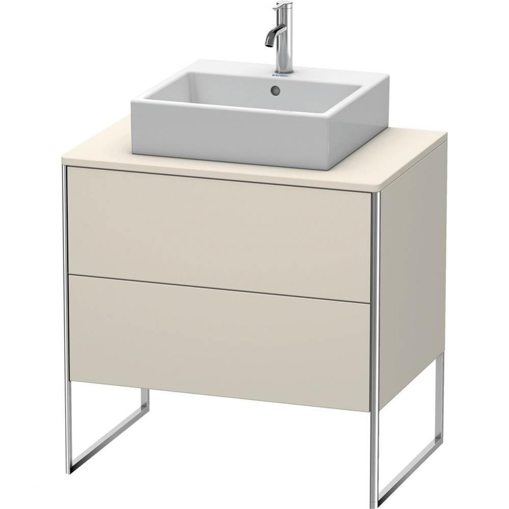 Duravit XSquare Two Drawer Vanity Unit For Console Taupe