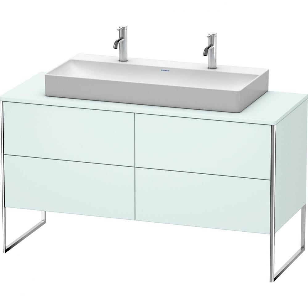 Duravit XSquare Vanity Unit for Console  Light Blue Matte