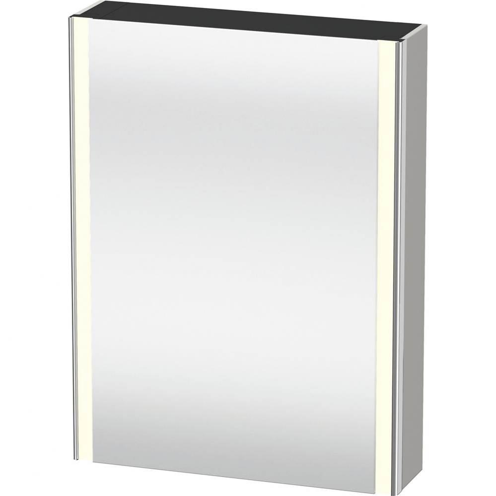 Duravit XSquare Mirror Cabinet with Lighting Concrete Gray
