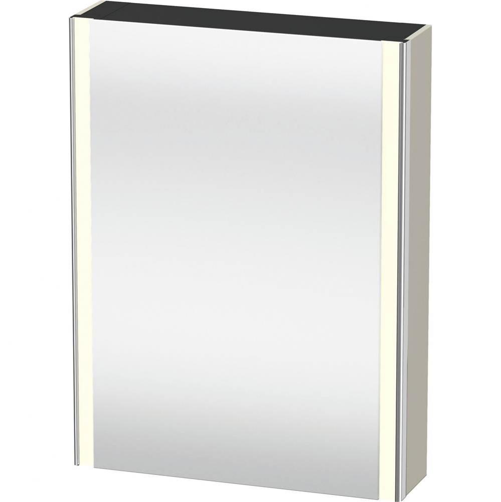 Duravit XSquare Mirror Cabinet with Lighting Taupe
