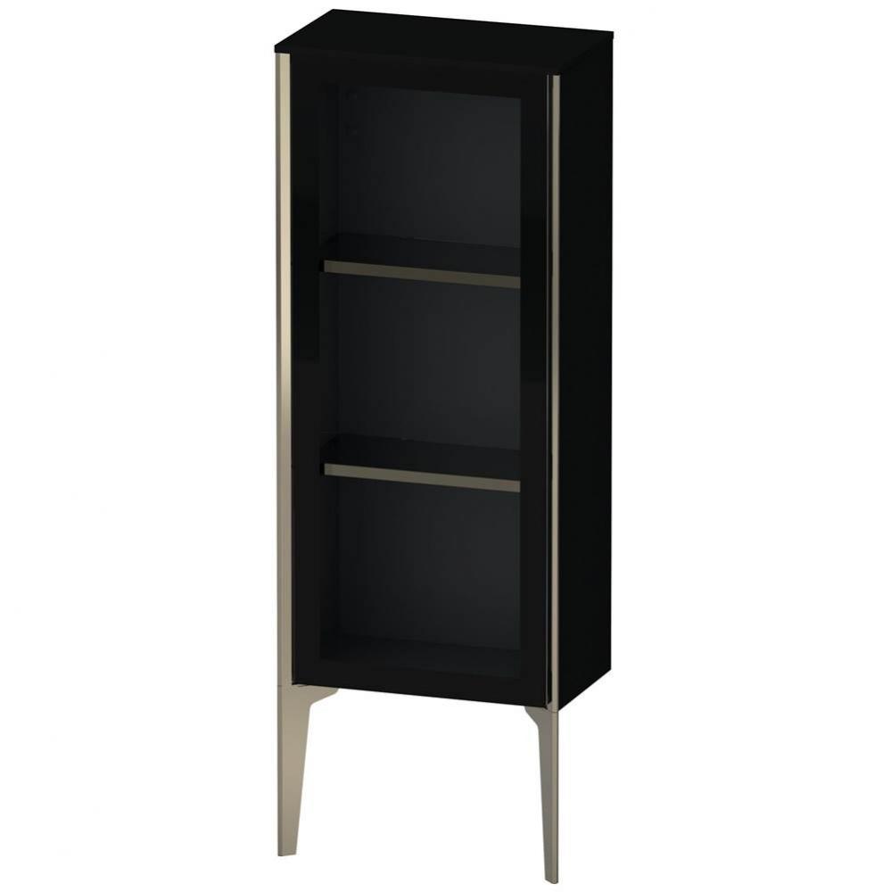 Duravit XViu Semi-Tall Cabinet Black