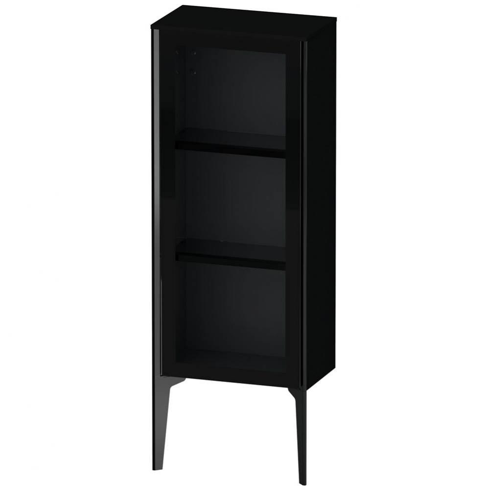 Duravit XViu Semi-Tall Cabinet Black