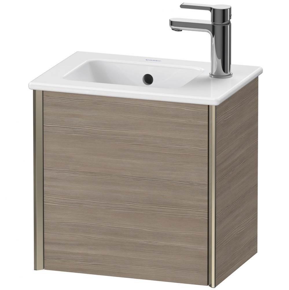 Duravit XViu One Door Wall-Mount Vanity Unit Silver Pine