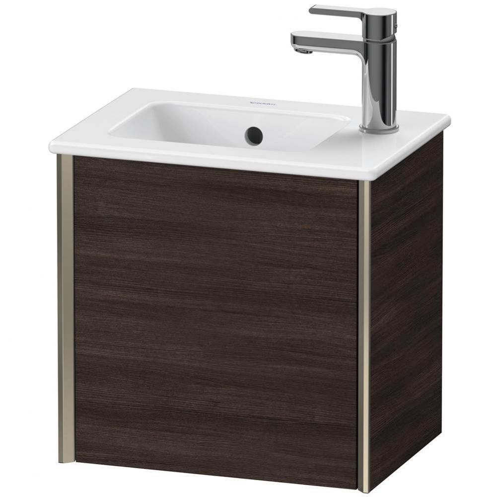 Duravit XViu One Door Wall-Mount Vanity Unit Chestnut Dark