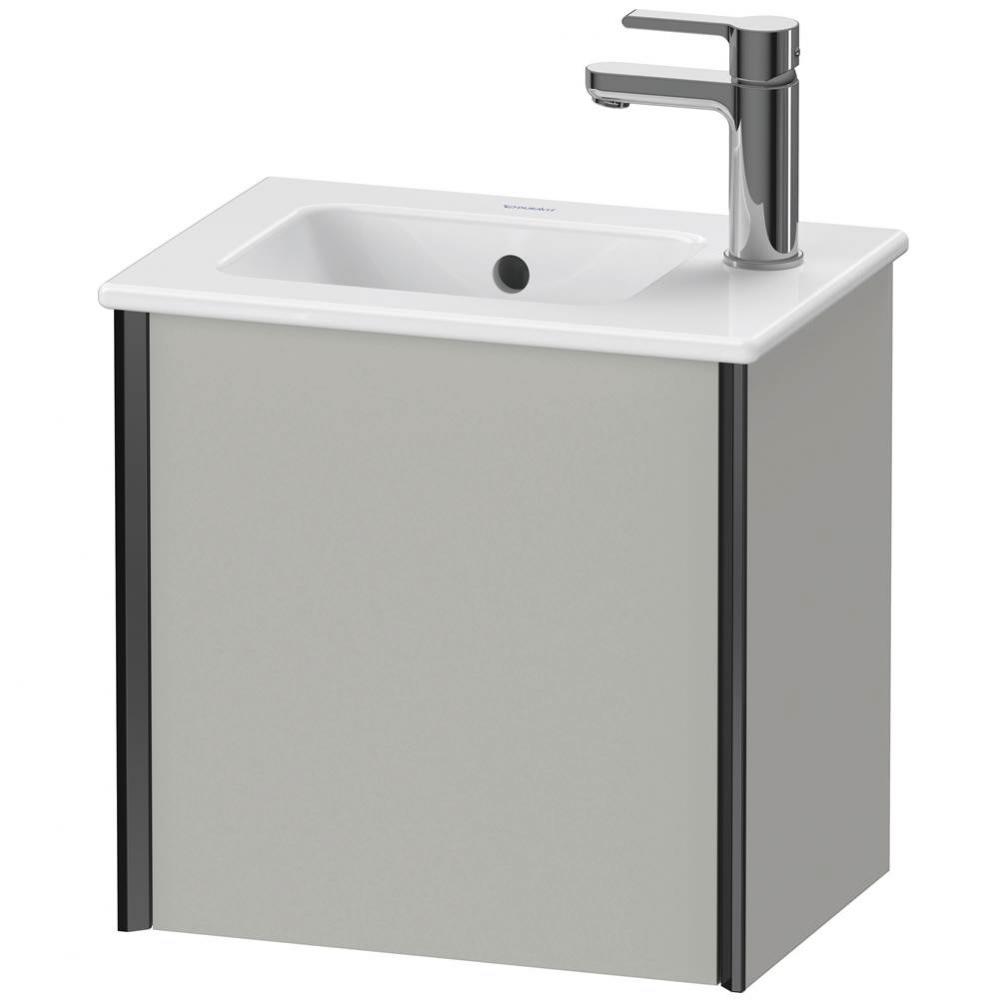 XViu One Door Wall-Mount Vanity Unit Concrete Gray