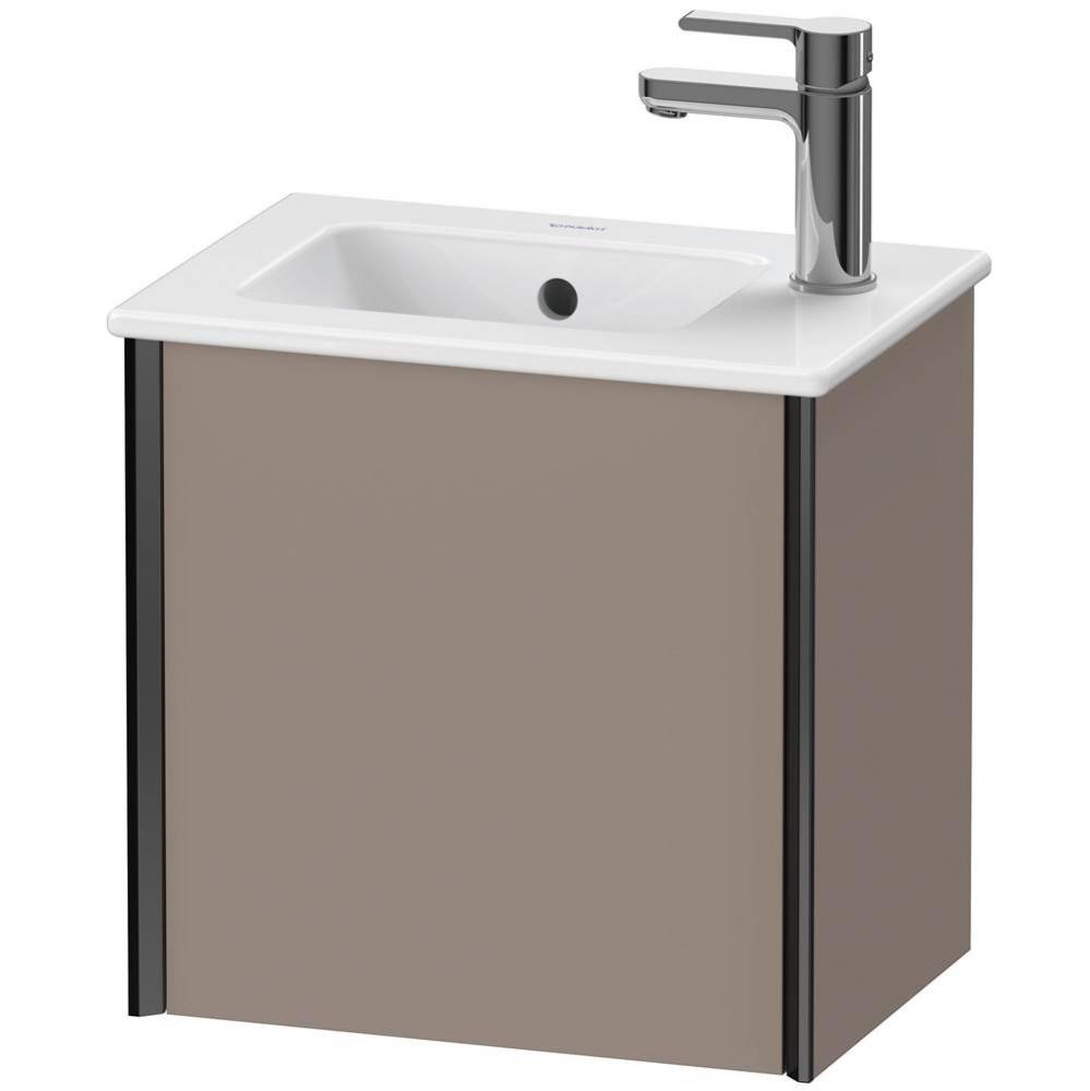 Duravit XViu One Door Wall-Mount Vanity Unit Basalt