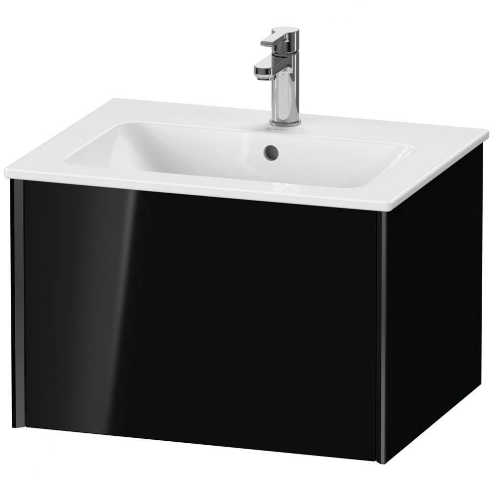 XViu One Drawer Wall-Mount Vanity Unit Black