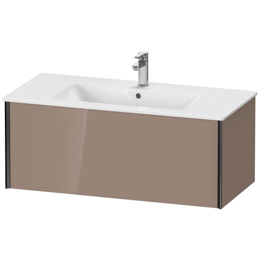 Duravit XViu One Drawer Wall-Mount Vanity Unit Cappuccino