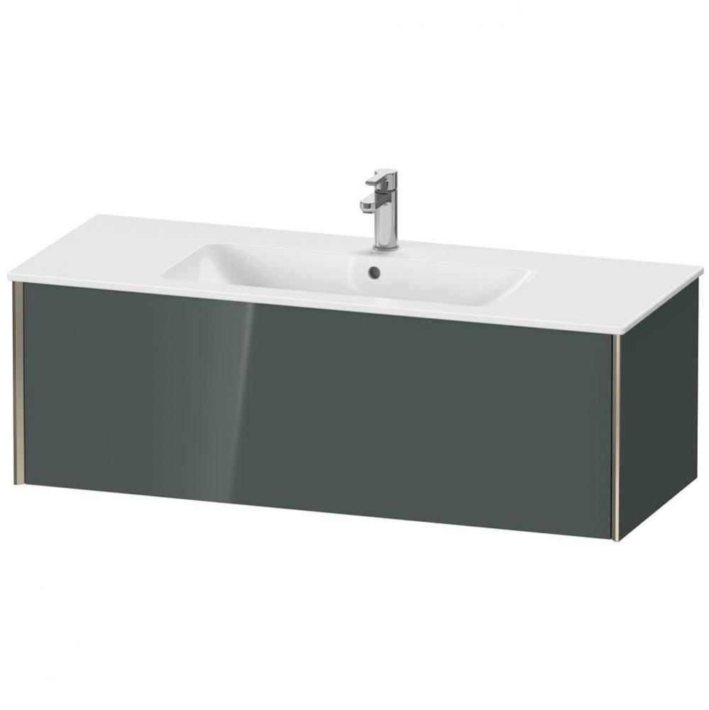 Duravit XViu One Drawer Wall-Mount Vanity Unit Dolomite Gray