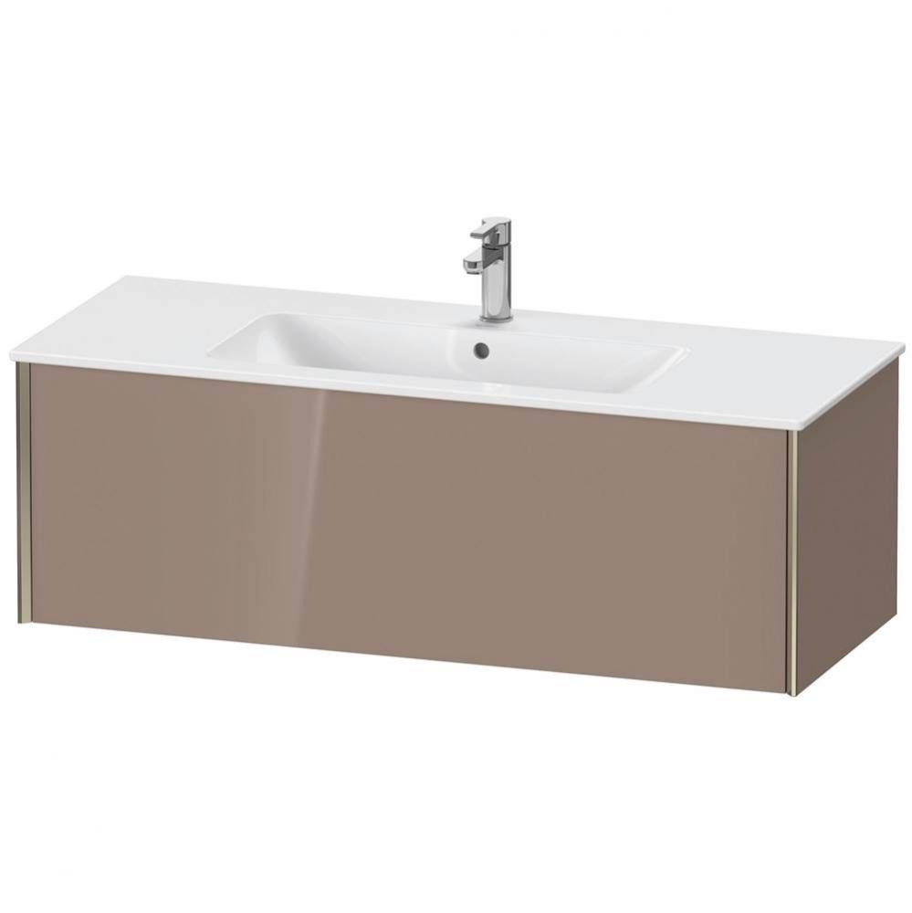 Duravit XViu One Drawer Wall-Mount Vanity Unit Cappuccino